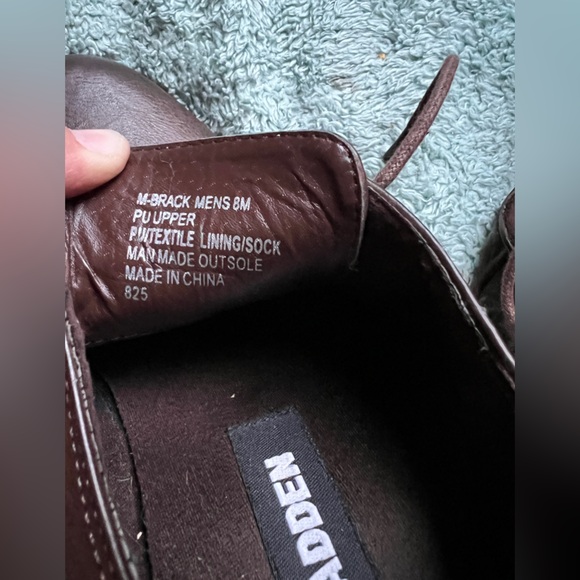 Men’s two toned Steve Madden dress shoes size 8m - Picture 2 of 6